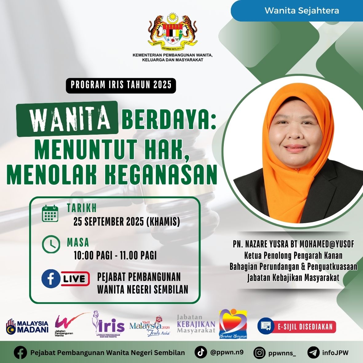 Wanita Berdaya: Menuntut Hak, Menolak Keganasan